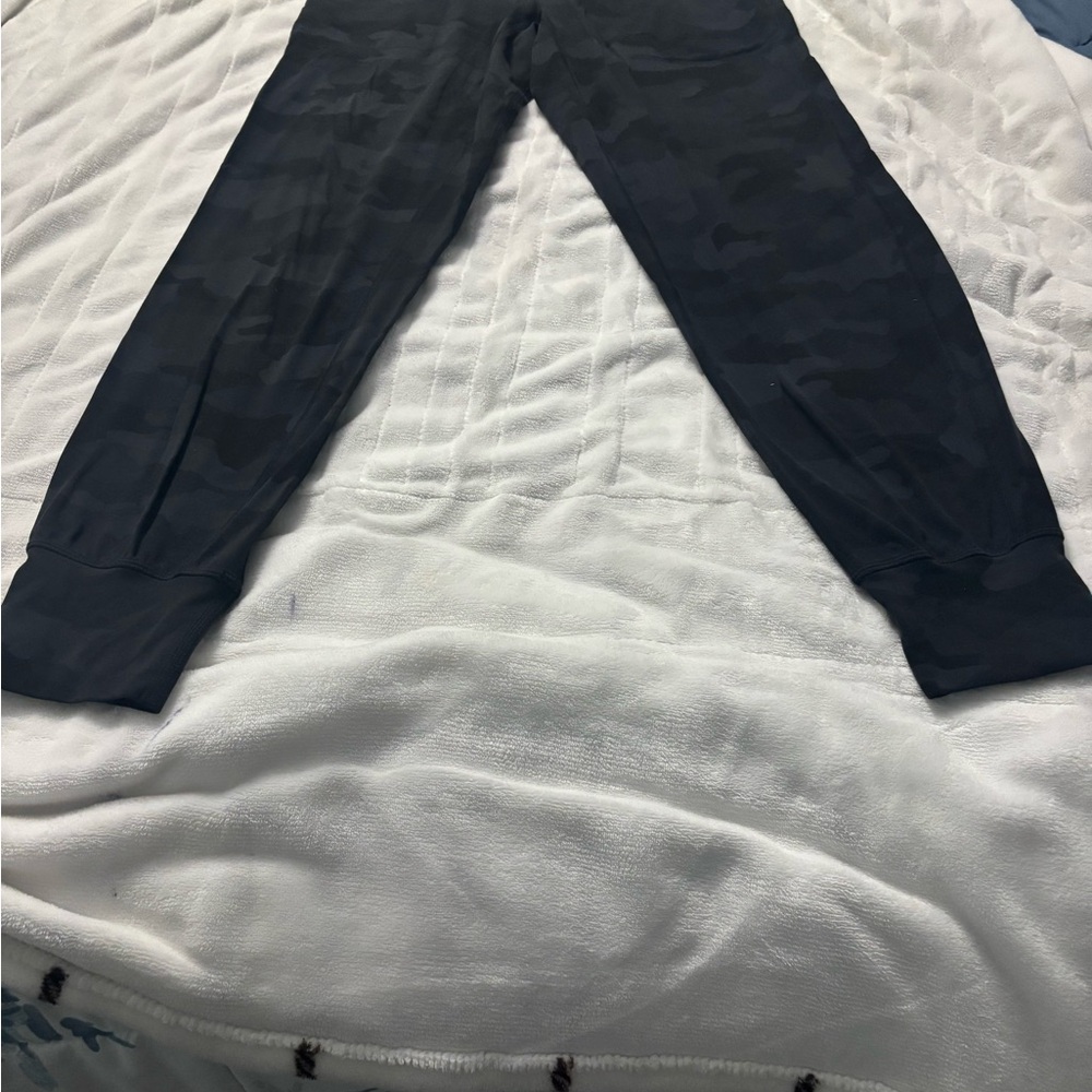 Lululemon Athletica Black Camouflage Pants